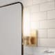 Option Alturas Gold - White glass