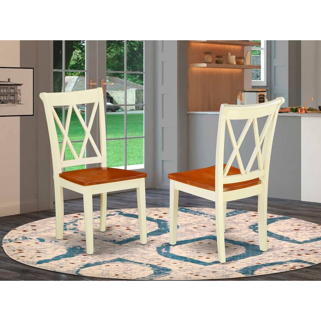 Round Dining Set - Solid Wood Table & Chairs - Kitchen Dinette Set