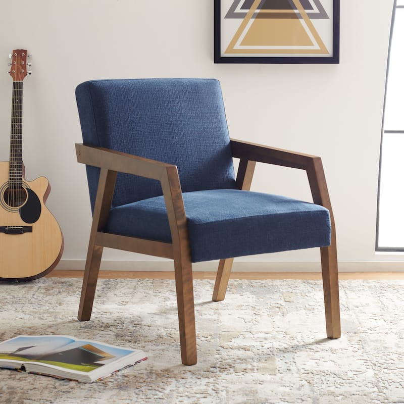 SAFAVIEH Olyvar Arm Chair - 25" W x 31.9" L x 34.7" H