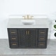 preview thumbnail 123 of 196, Altair Gazsi Bathroom Vanity with Composite Stone Countertop without Mirror