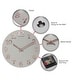 preview thumbnail 20 of 24, Infinity Instruments Vogue 12-inch Round Wall Clock - 12 x 1.25 x 12