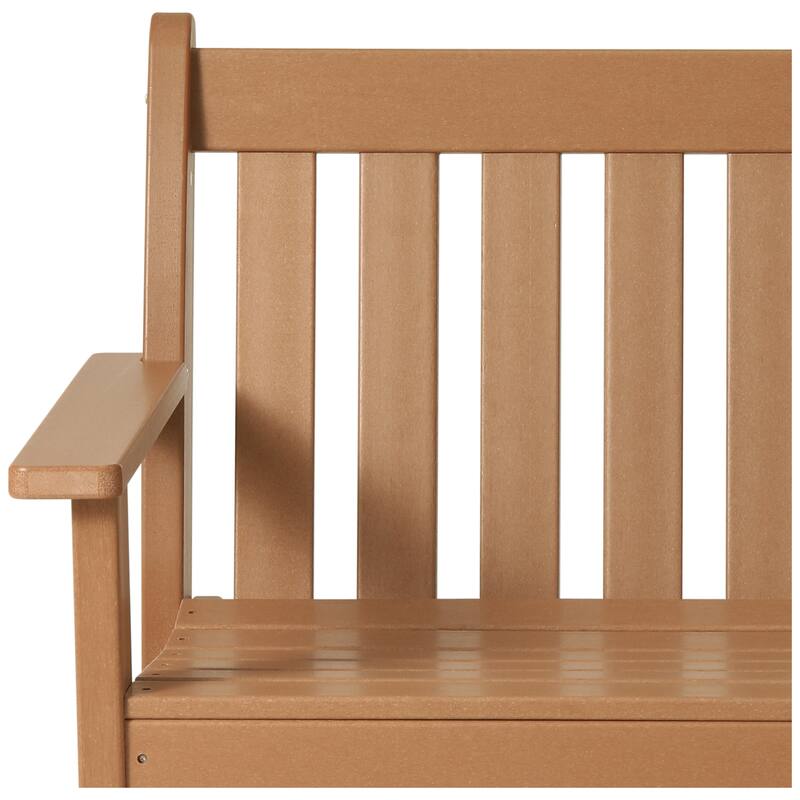 Laguna Poly 3-Piece Bench With Coffee Table