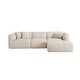 preview thumbnail 7 of 34, Roomfitters Modern Velvet Sectional Sofa with Detachable Ottoman, 4-Seater Couch with Pillows for Living Room