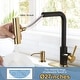 preview thumbnail 49 of 79, WOWOW Single Handle Waterfall Pull Down Sprayer Kitchen Faucet