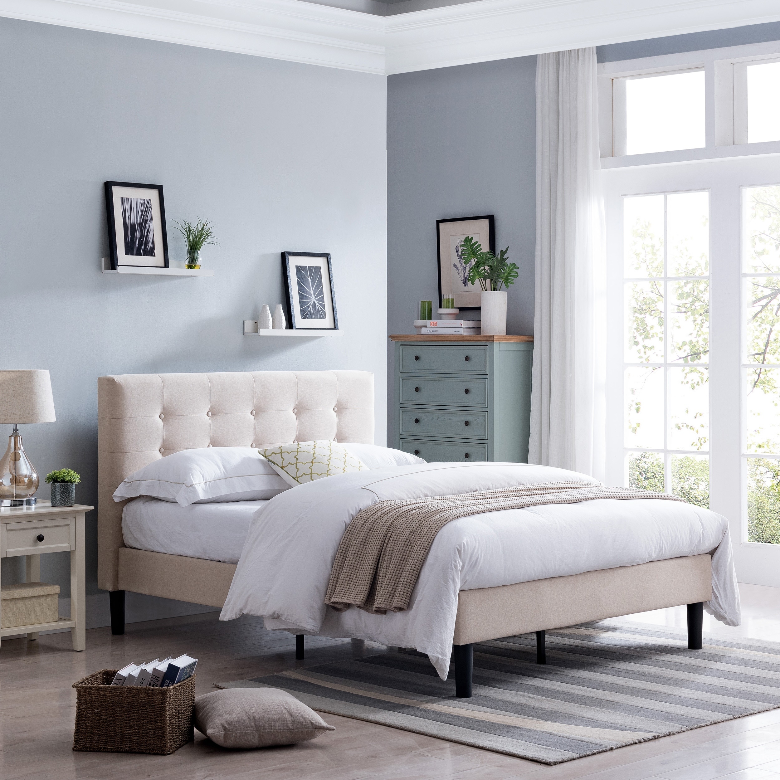 Platt upholstered platform bed new arrivals