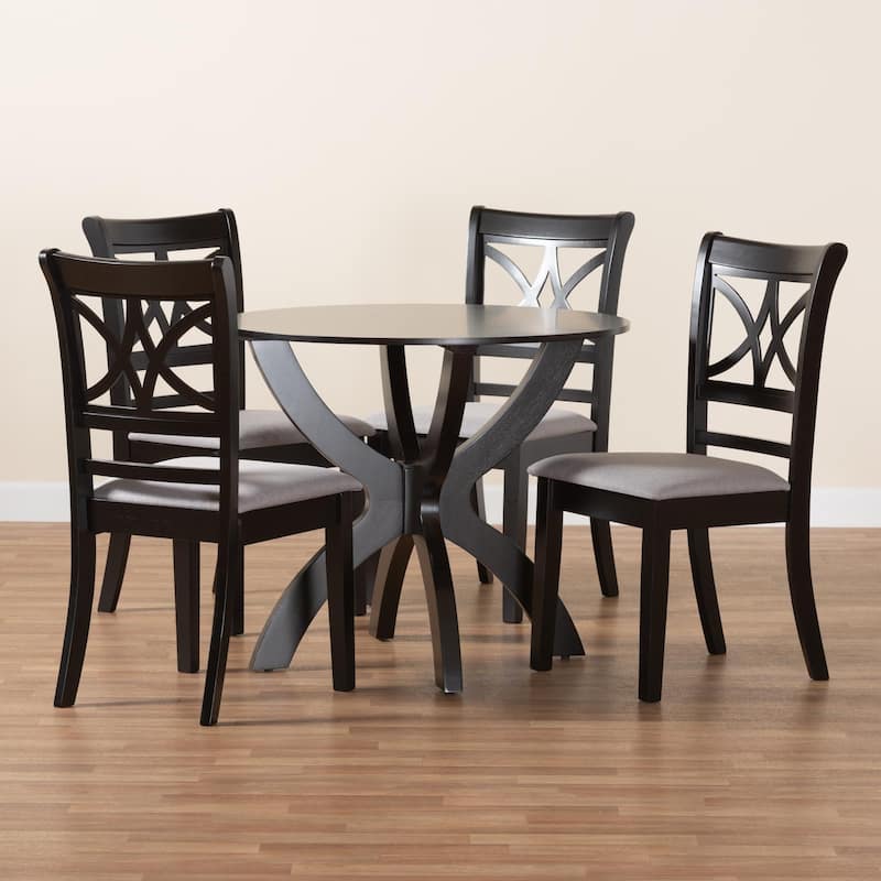Noemi Modern Wood 5-Piece Dining Set