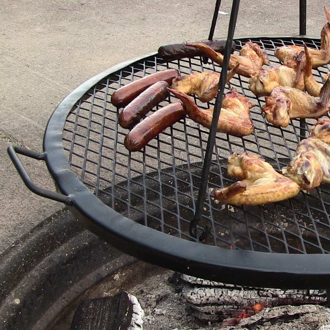 Shop Sunnydaze X Marks Outdoor Fire Pit Cooking Grill Grate 22