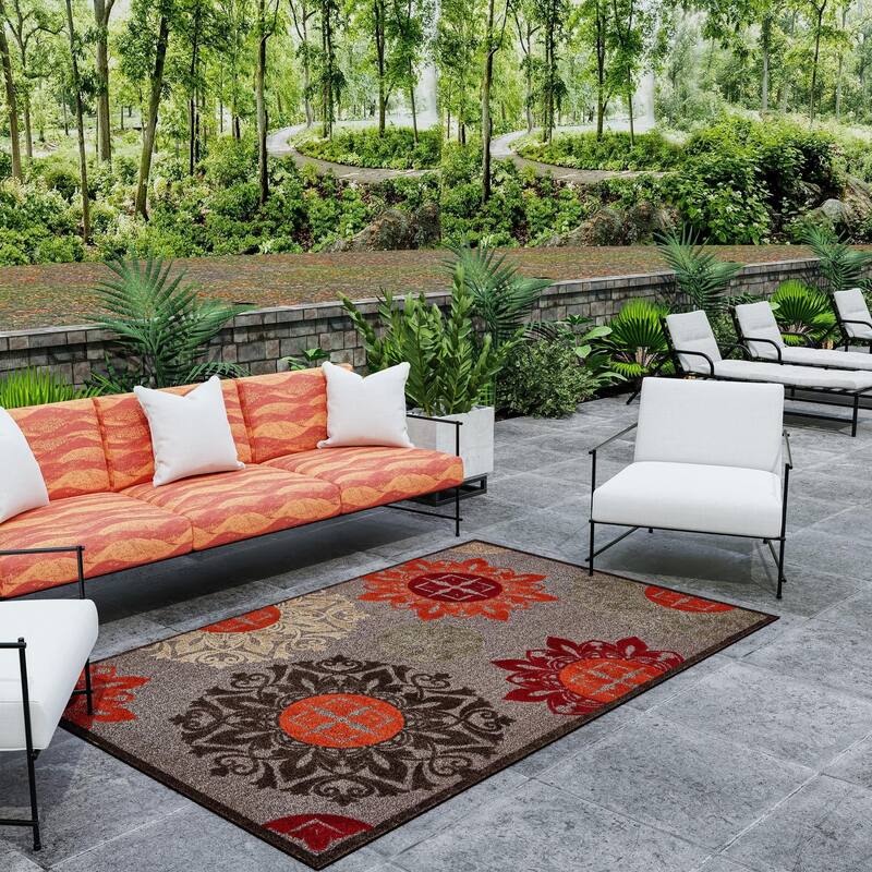 Outdoor Ucul Collection Area Rug