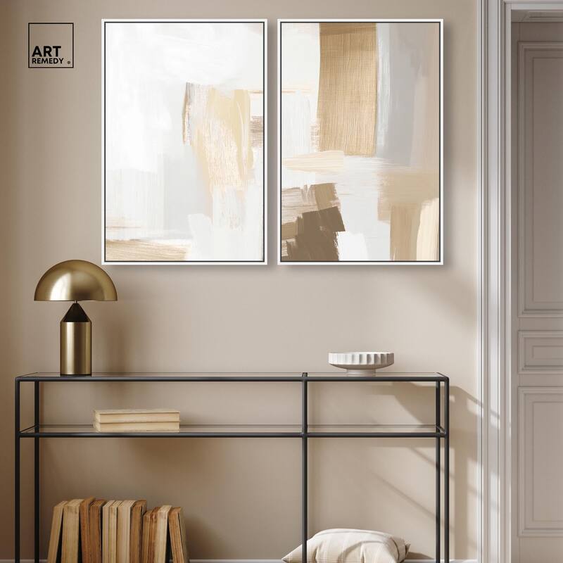 Tactile Textures I Canvas Set of 2 by Art Remedy