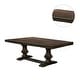 preview thumbnail 3 of 3, Transitional Style Dining Table in Espresso Finish