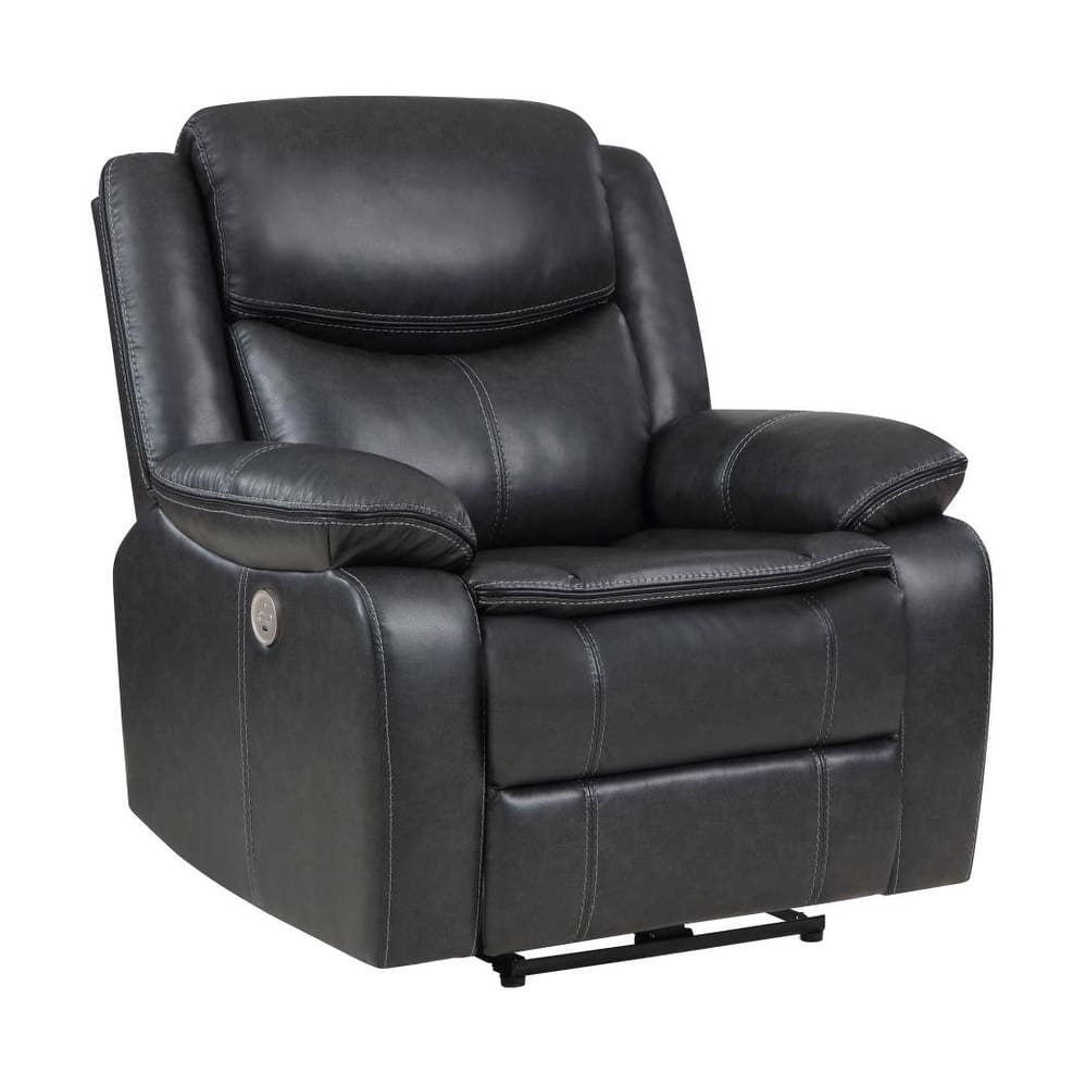 McLean Dark Grey Power Recliner Chair