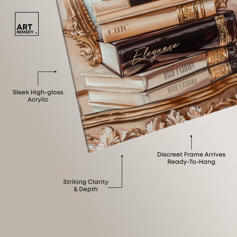 Elegant Glam by the Mirror Acrylic by Art Remedy, Ready to Hang
