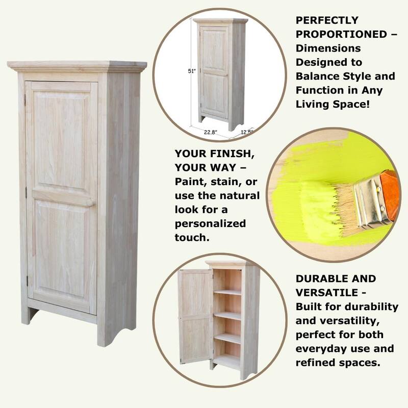 Solid Wood Storage Cabinet Cupboard