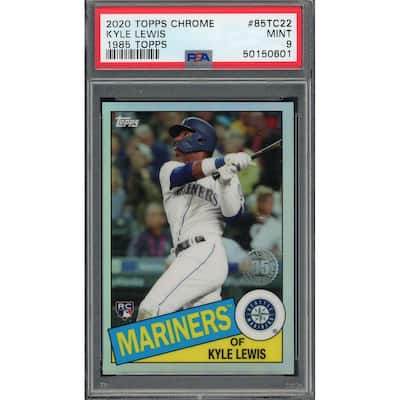 Kyle Lewis 2020 Topps Chrome 1985 Topps Baseball Rookie Card RC #85TC22 PSA 9 - 8'6" x 11'6"