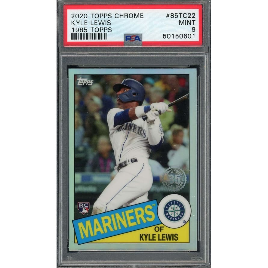 Kyle Lewis 2020 Topps Chrome 1985 Topps Baseball Rookie Card RC #85TC22 PSA 9 - 8'6" x 11'6"