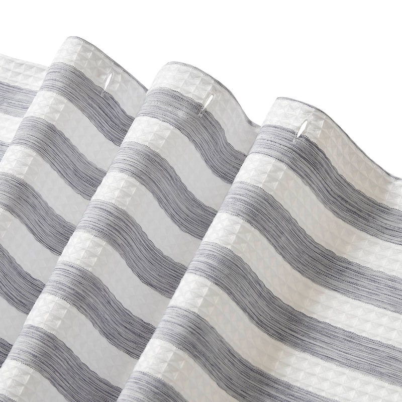 Madison Park Ariana Ombre Waffle Shower Curtain
