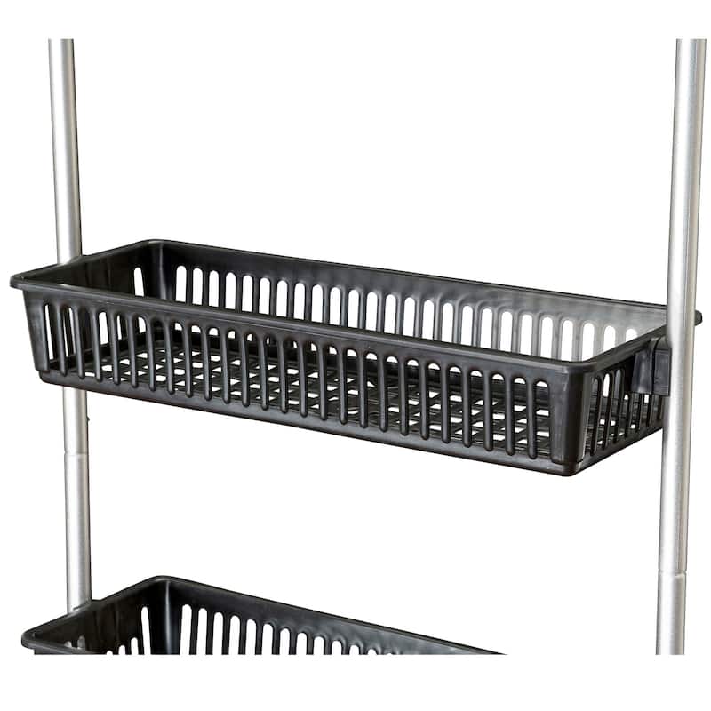 Household Essentials Over the Door Basket Storage Rack - 5 Basket