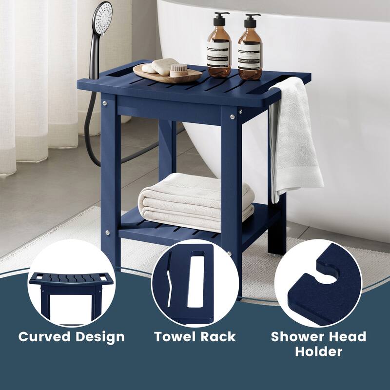 Anapolis Poly Shower Bench