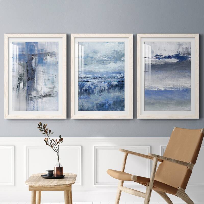 Soft Solace Indigo-Premium Framed Print - Ready to Hang