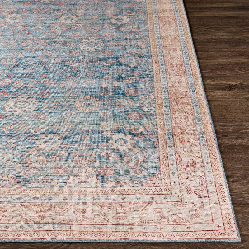 Livabliss Petrova Persian Floral Printed Area Rug