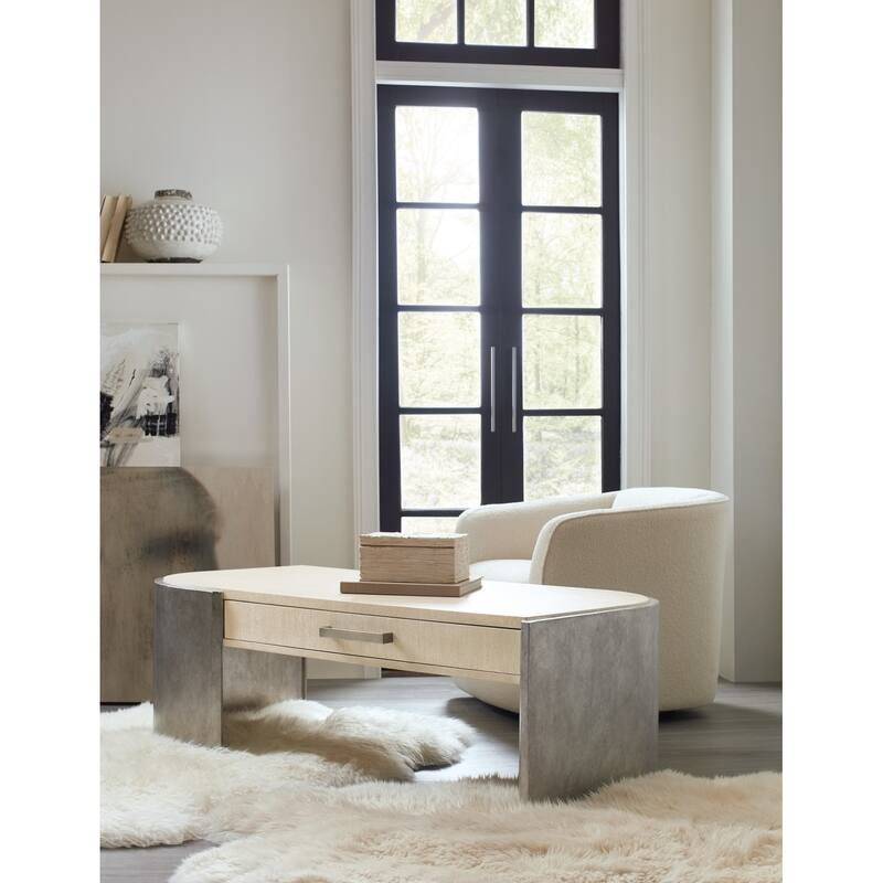 Hooker Furniture 628-80492 Melange 56" Wide Oak Veneer Coffee Table