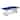 Hathaway Alpine 8-ft Outdoor Billiards Pool Game Table - White with Blue Felt