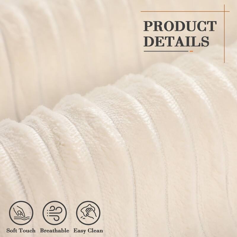 L Shaped Modular Sectional Couch, 126" Boneless Couches for Living Room, Modern Cloud Couch with Chaise Lounge