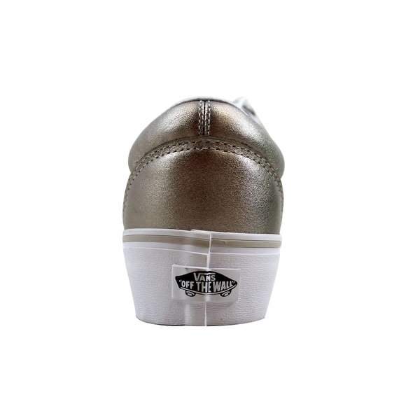 vans old skool platform gold