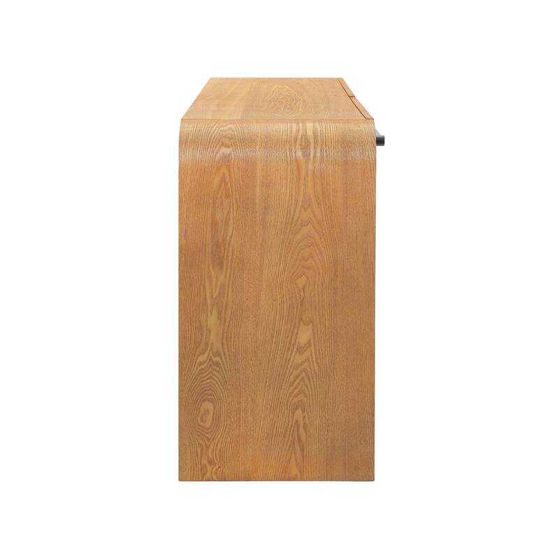 Christopher Knight Home - Astra Modern Ash Veneer Console Table with 2 Drawers and Metal Handles
