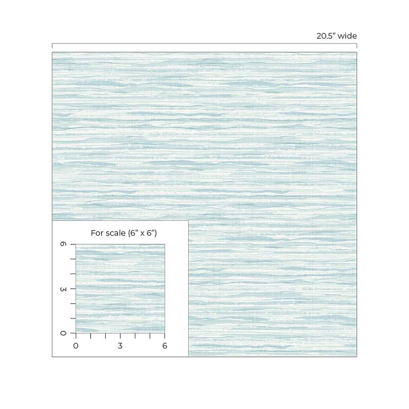 Seabrook Designs Sky Wave Stringcloth Unpasted Wallpaper