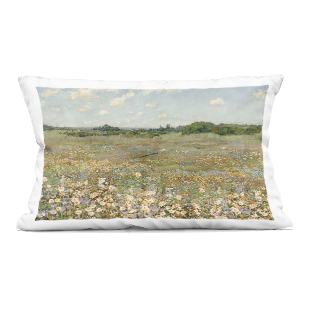 Stupell Vast Flower Speckled Meadow Decorative Printed Throw Pillow Design by Amber Sterling