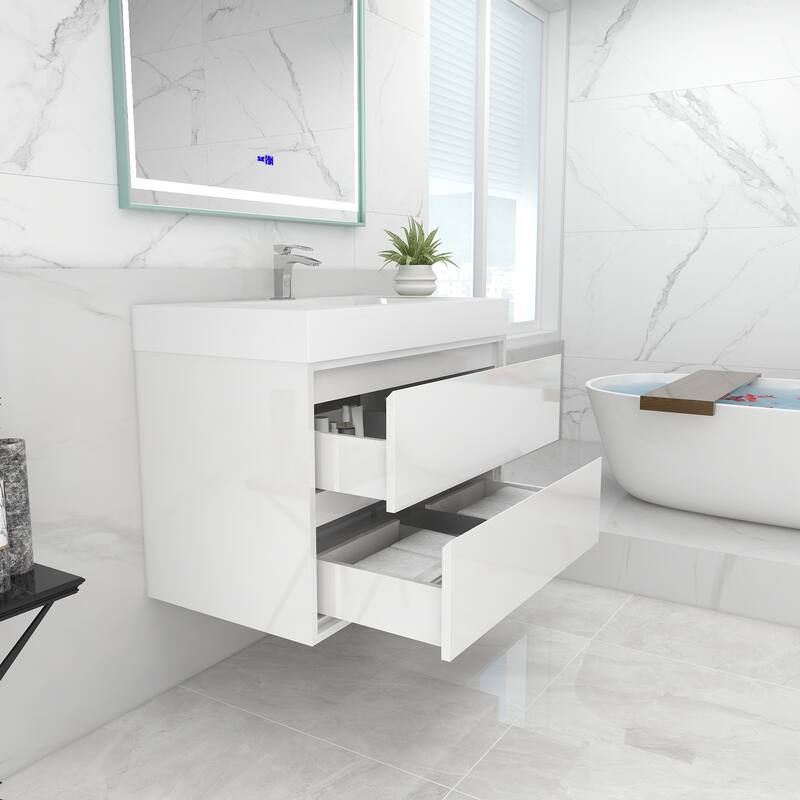 Morava 36" Floating Vanity with Single Sink - 36