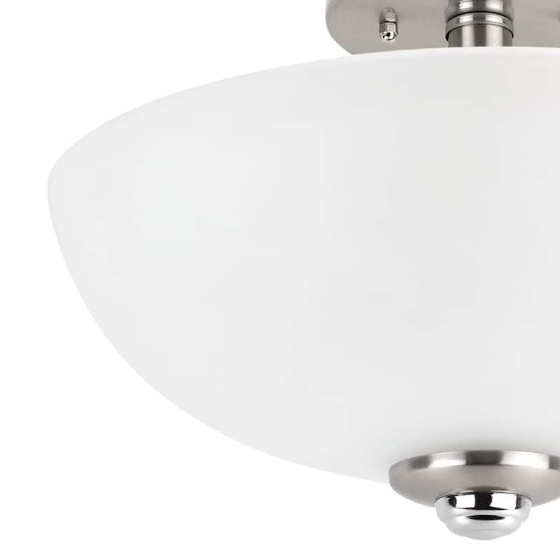 Bellevue GECF38049 Regularis 2 Light 13" Wide Semi-Flush Bowl Ceiling