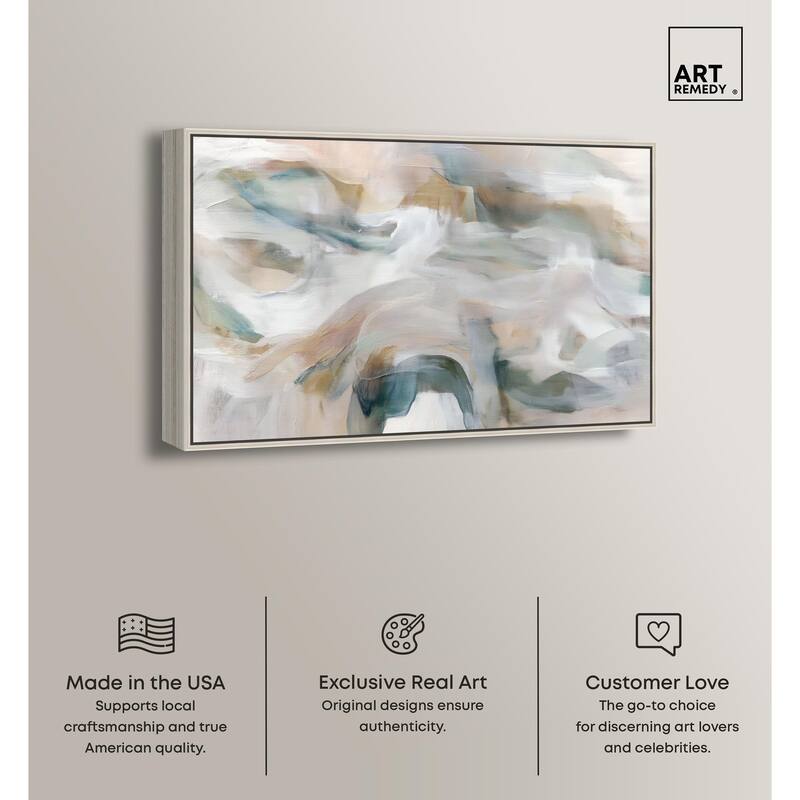 Whispering Colors IV Canvas by Art Remedy