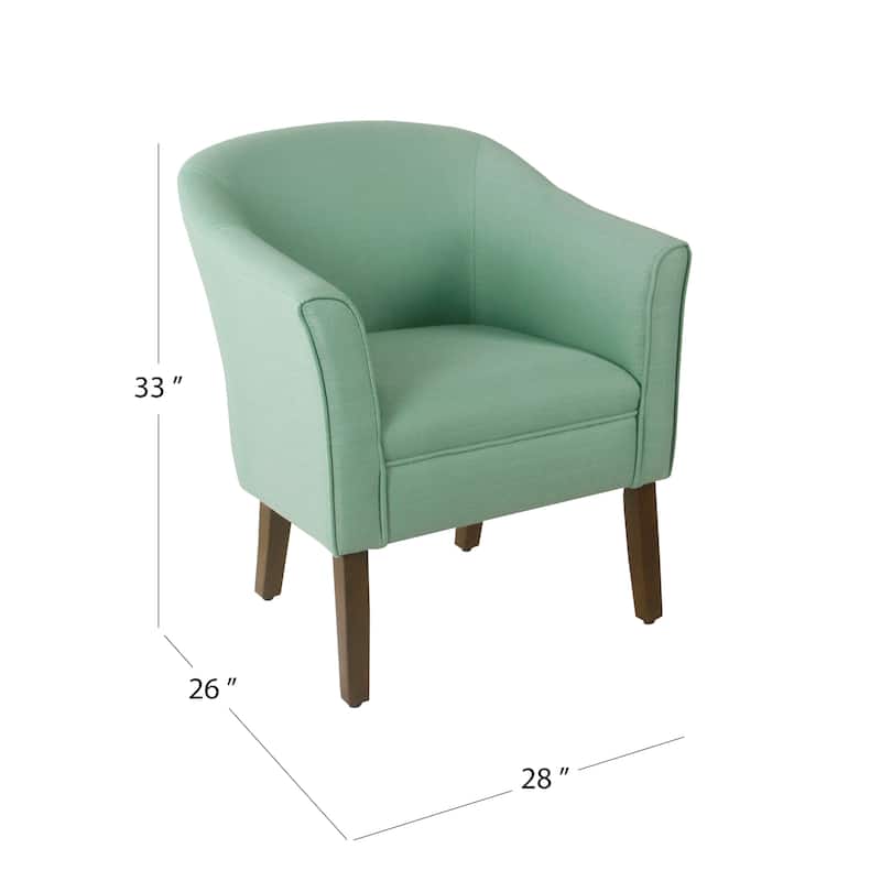 Porch & Den Kingswell Upholstered Barrel Accent Chair