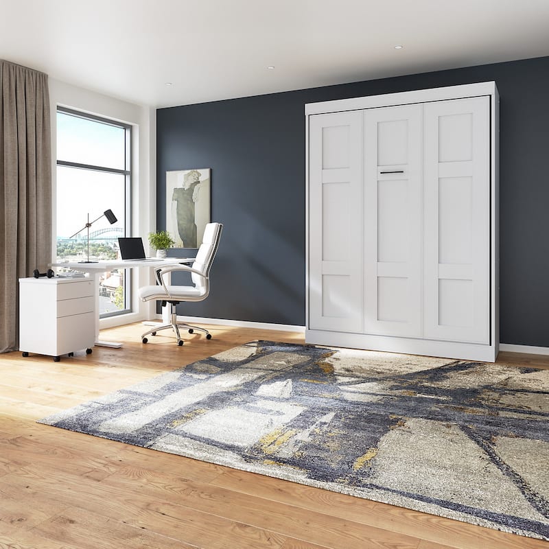 Edge 65W Queen Murphy Bed, Space-Saving Wall Bed by Bestar