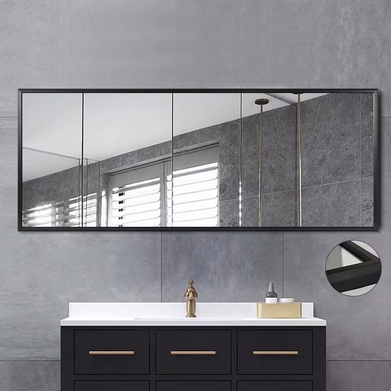 Carson Carrington Salmijarvi Wide Frame Full Length Floor Mirror