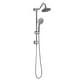 preview thumbnail 8 of 23, Wall Mounted Shower Faucet With Handheld Shower 6 Inch Rain Shower Head Combo Set Shower System With Slide Bar, NO VALVE
