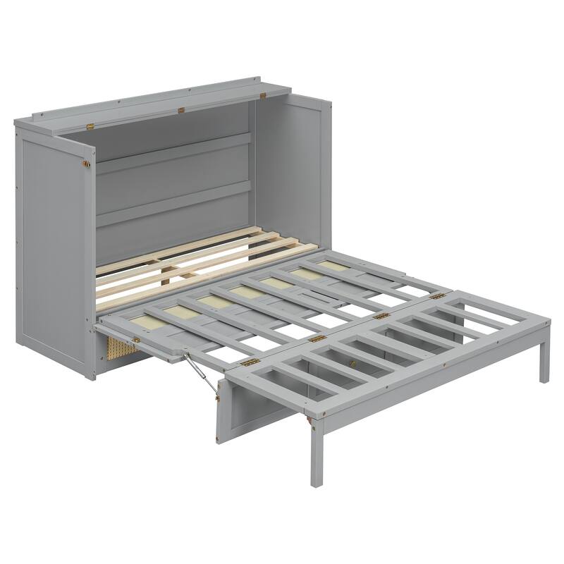 Full Size Murphy Bed with Large Drawers