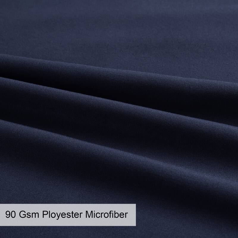 1800 Microfiber Breathable Zippered Pillowcases Set of 2,