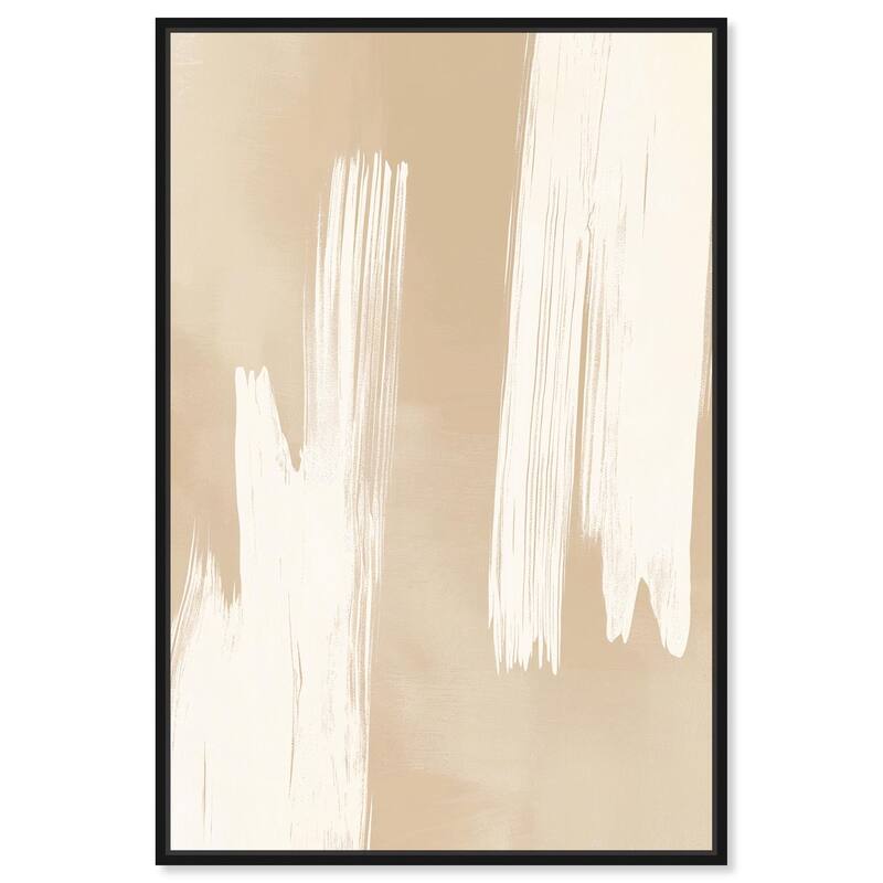 Gestural Grains II Canvas by Art Remedy - 24" x 36" - Black