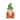 Pumpkin Gnome Hanger - 10"H x 5.50"W