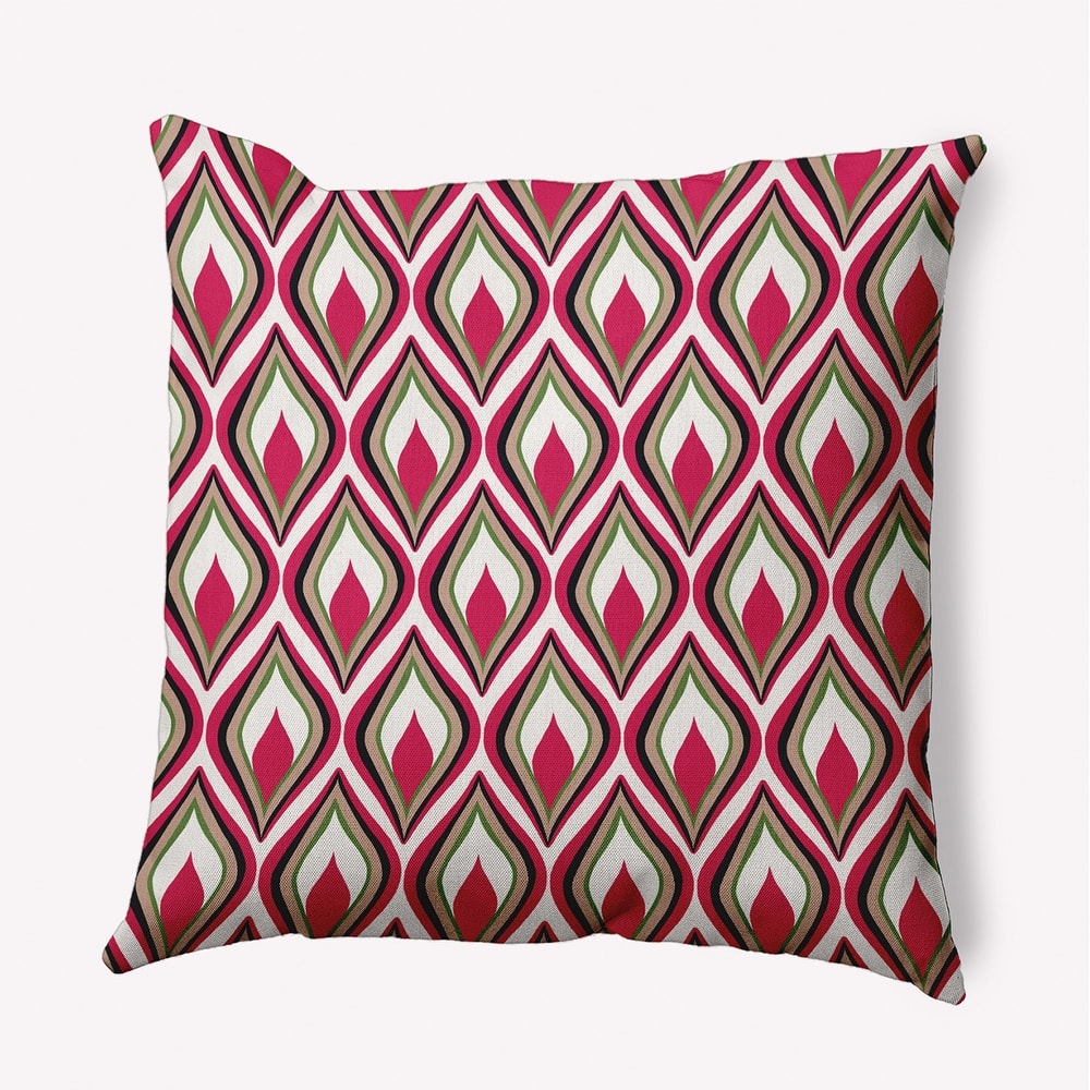 Feathers Indoor/Outdoor Throw Pillow