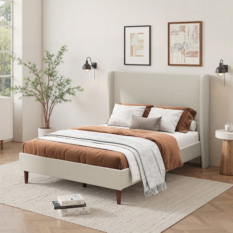 Harper Tall Headboard Upholstered Bed