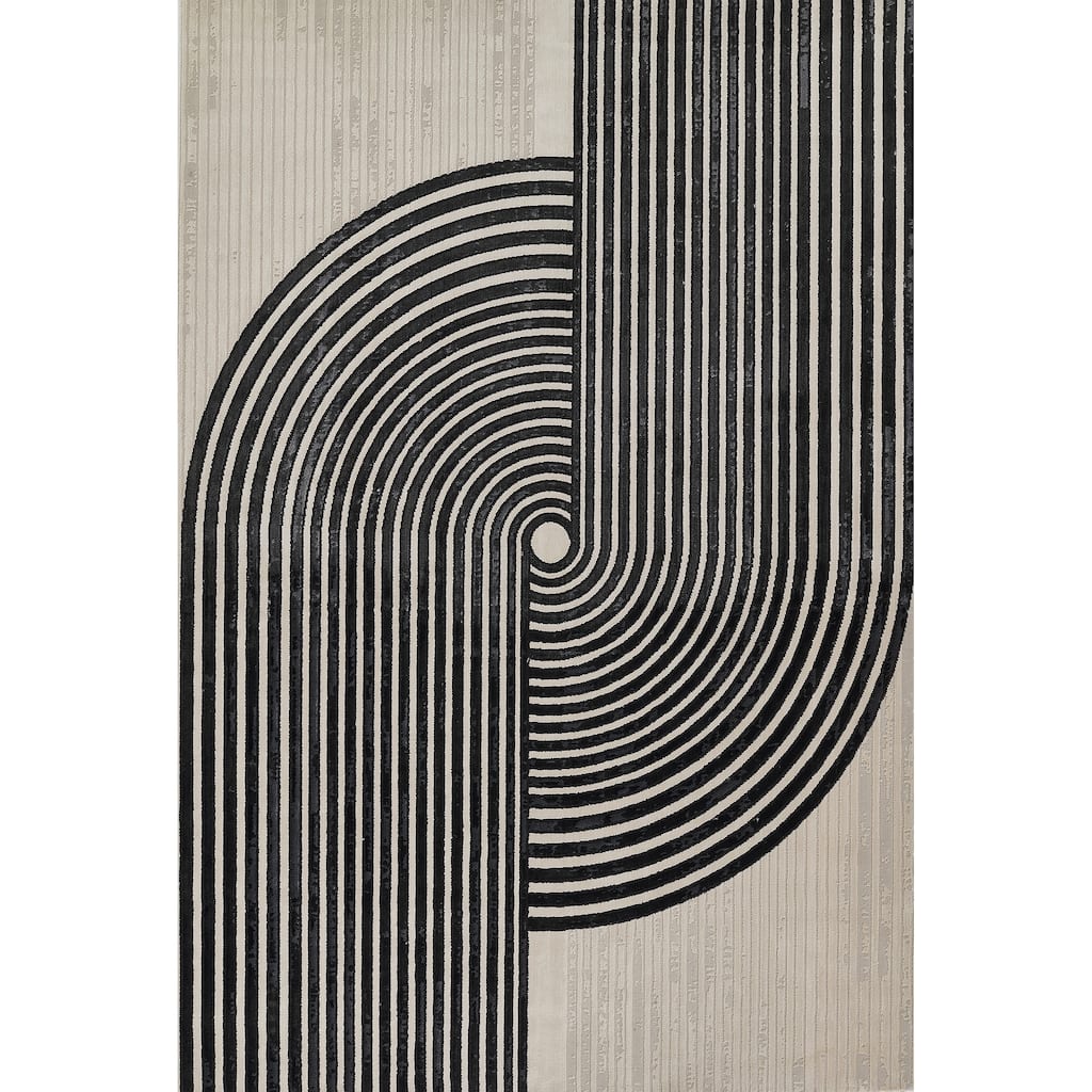 Momeni Xander Polyester Geometric Area Rug