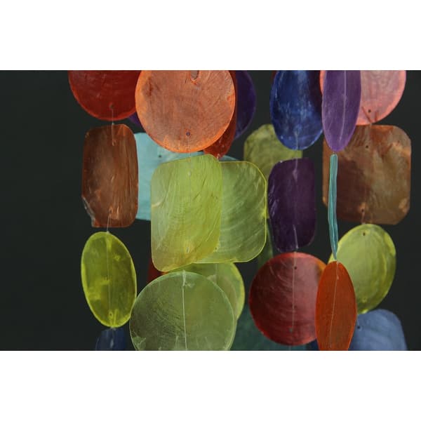 Shop Set Of Two 26 Inch Long Capiz Shell Hanging Wind Chimes
