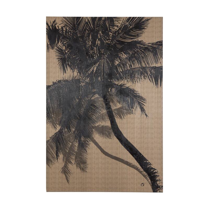 Palm Shadow I (40 x 60) Canvas Art Print - Large