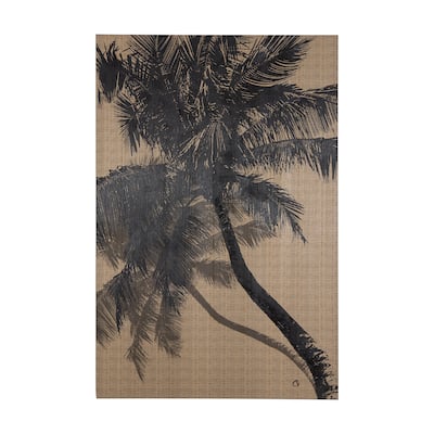 Palm Shadow I (40 x 60) Canvas Art Print