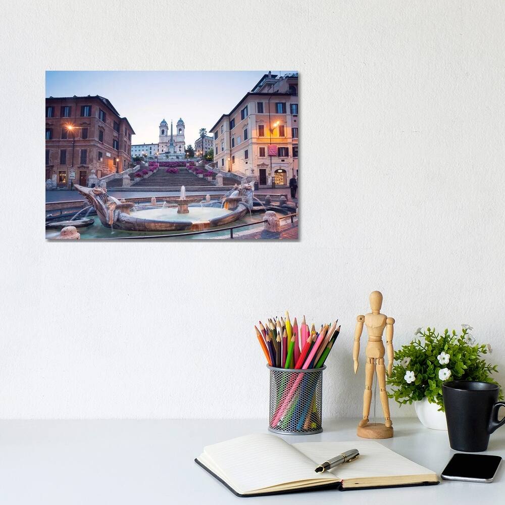 iCanvas "Spanish Steps, Rome" by Matteo Colombo Canvas Print