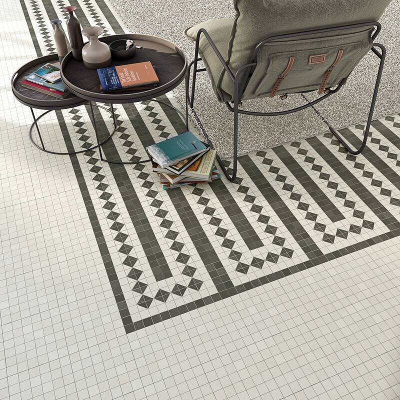 Emser Tile Bauhaus - 8" x 8" Square Floor and Wall Tile - Matte Visual